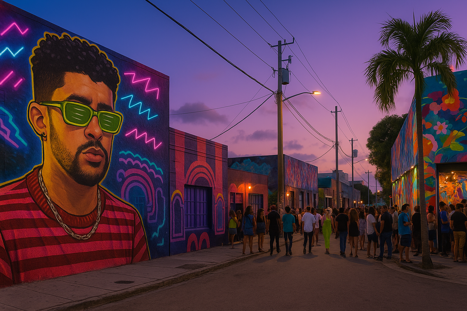 Bad Bunny-Inspired Art Series and Parties Coming to Miami